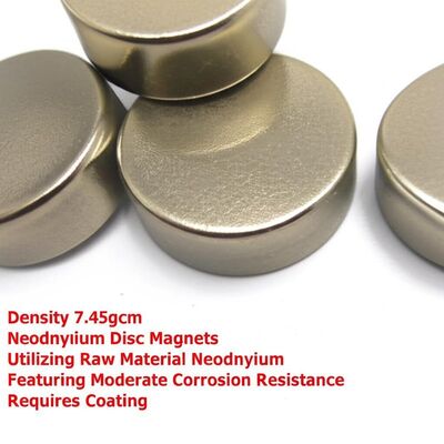 Хорошая цена Density 7.45gcm Neodymium Disc Magnets Utilizing Raw Material Neodymium Featuring Moderate Corrosion Resistance Requires Coating онлайн